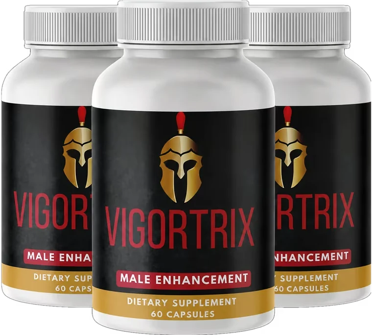 Vigortrix men's vitality and stamina support three-bottle package